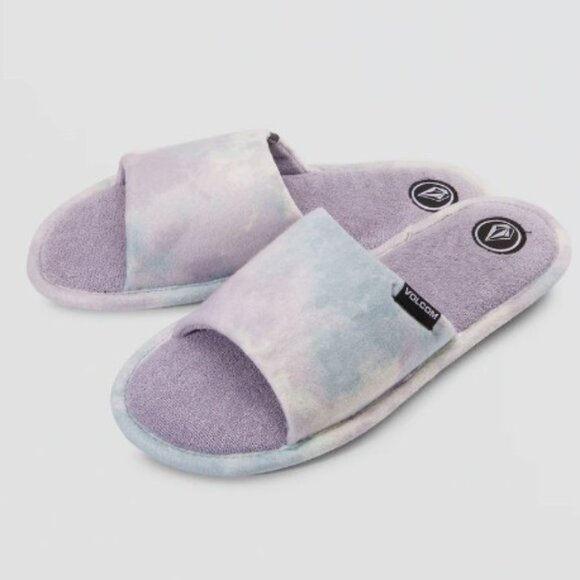 NWT Volcom Women's Stoney Motel Slide - Lavender - Picture 1 of 9